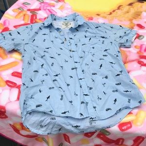 Men’s medium 🏄🏼 surf beach 🏖 button up